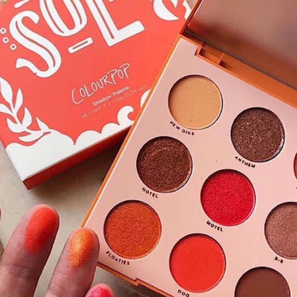 BẢNG MÀU MẮT COLOURPOP SOL PRESSED POWDER SHADOW PALETTE